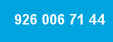 926 006 71 44 926 006 71 44